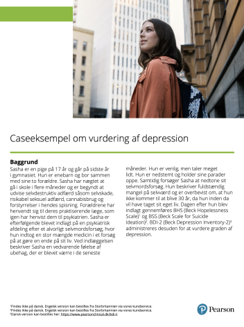 Case om depression og suicidalitet 